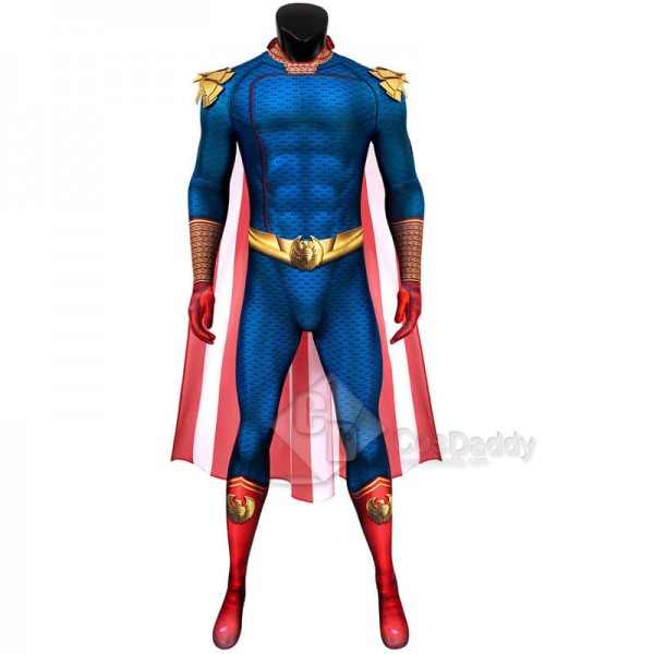 The Boys Homelander Halloween Costumes 3D Jumpsuit Homelander Cosplay Bodysuit Outfit