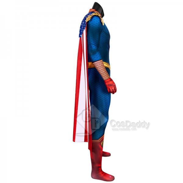 The Boys Homelander Halloween Costumes 3D Jumpsuit Homelander Cosplay Bodysuit Outfit