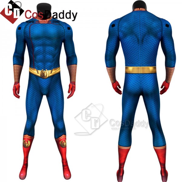 The Boys Homelander Halloween Costumes 3D Jumpsuit Homelander Cosplay Bodysuit Outfit