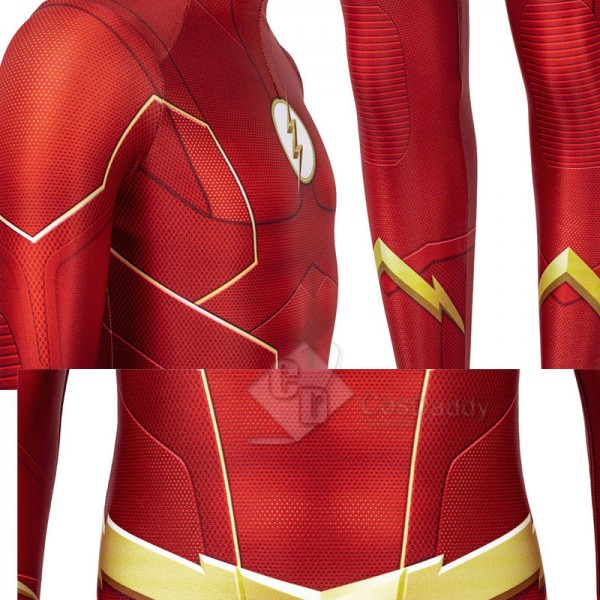 The Flash Season 6 Barry Allen Cosplay Costume Bodysuit Jumpsuit For Kids