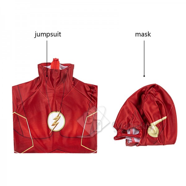 The Flash Season 6 Barry Allen Cosplay Costume Bodysuit Jumpsuit For Kids