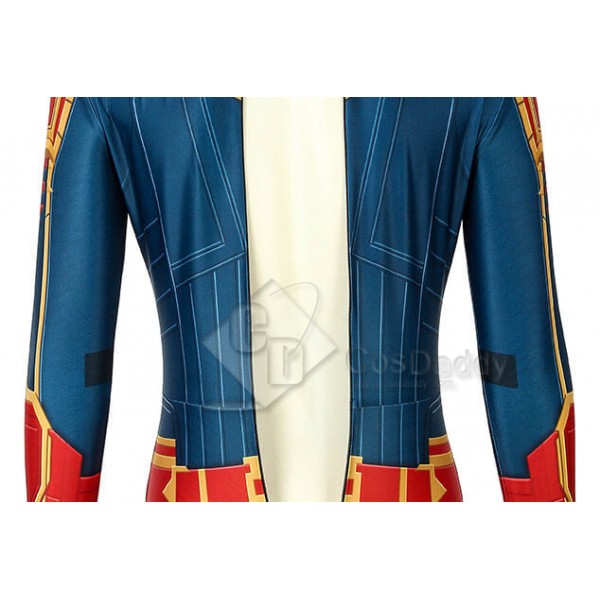 Captain Marvel Superhero Carol Danvers Marvel Costume Women Bodysuit Jumpsuit Cosplay