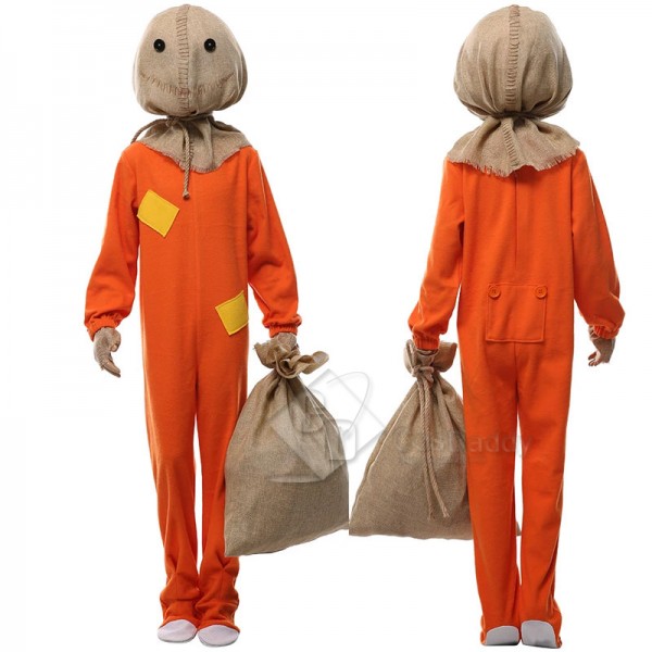 Men's Trick 'r Treat Sam Suit Uniform Jumpsuit Mas...