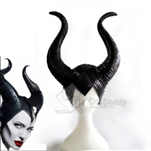 Maleficent Mistress of Evil Witch Horns Hat Headwe...