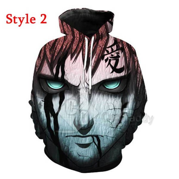 Anime Naruto Sweatshirts Hoodies 3D Printed Casual...