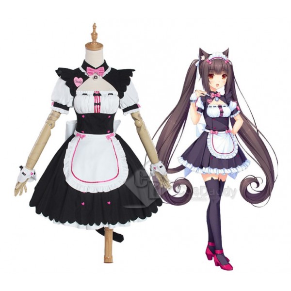 NEKOPARA Chocolat & Sanilla Sweet Maid Dress Cosplay Costume CosDaddy