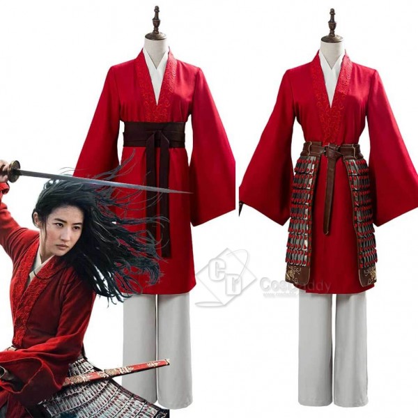 2020 Movie Mulan Costume Women Hanfu Cosplay Armor...