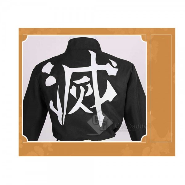 Anime Demon Slayer Kimetsu no Yaiba Agatsuma Zenitsu Cosplay Costume