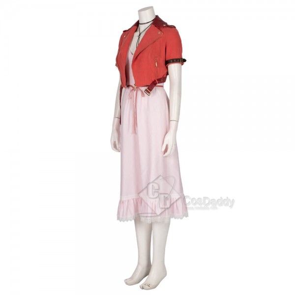 Final Fantasy VII Remake FF7 Cosplay Aerith Gainsborough Costume Dress