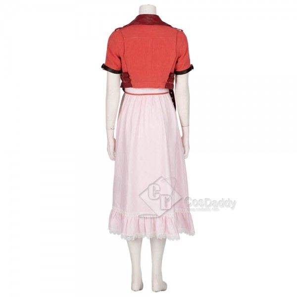 Final Fantasy VII Remake FF7 Cosplay Aerith Gainsborough Costume Dress