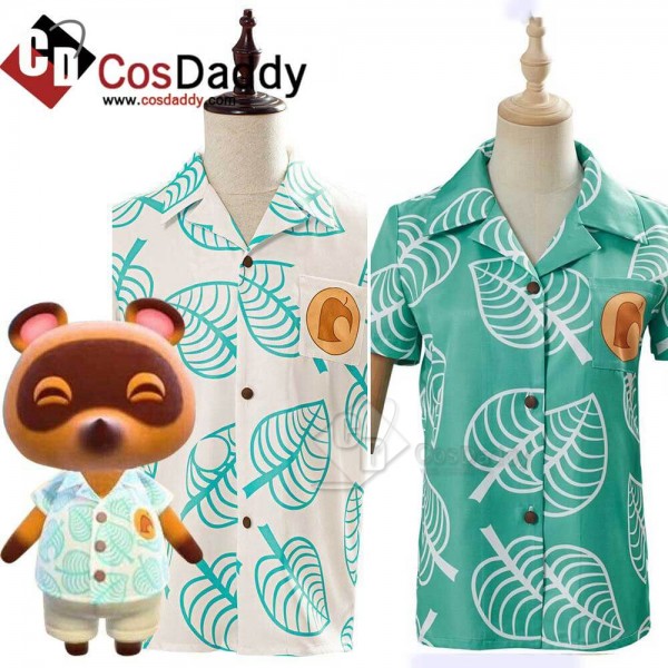 Animal Crossing: New Horizons Tom Nook Timmy and Tommy Shirt Cosplay Costume