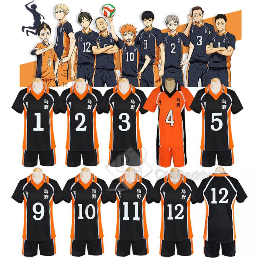 Best Haikyuu High School Sport Shirt Jacket Suit Uniform Cosplay Costume