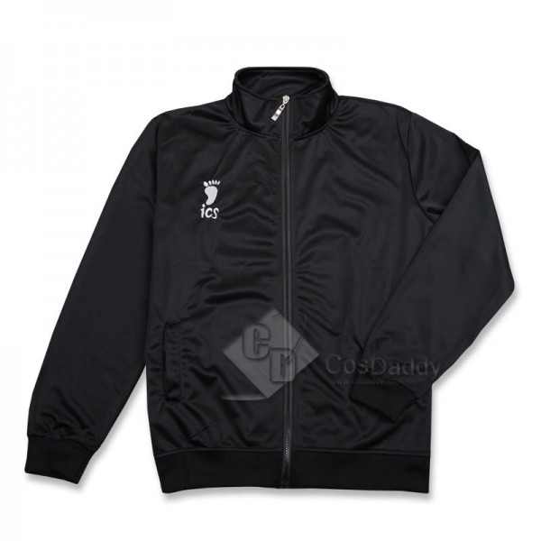 Haikyuu Cosplay Karasuno Juvenile Black Jacket Volleyball Club Unisex Sportwear Costume