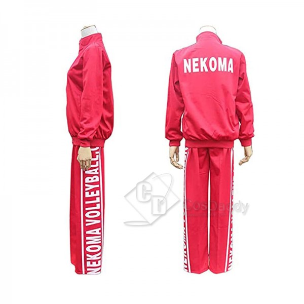 Haikyuu Cosplay Nekoma High School Uniform Volleyb...