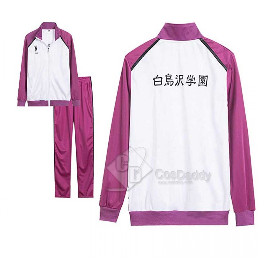 Haikyuu Season 3 Cosplay Jersey Shiratorizawa Academy Uniforms