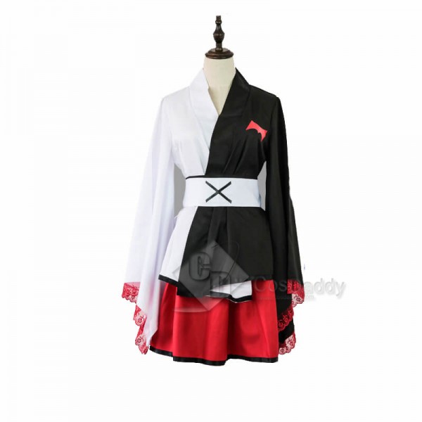 CosDaddy Danganronpa Monokuma Black White Bear Women Kimono Cosplay Costume