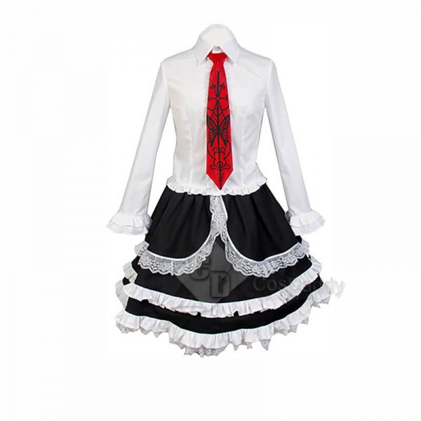 Danganronpa Celestia Ludenberg Lolita Dress School Uniform Cosplay Costume