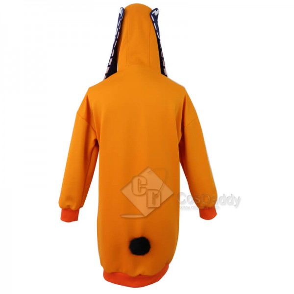 CosDaddy Kakegurui Yomoduki Runa Orange Rabbit Hoodie Jacket Cosplay Costume