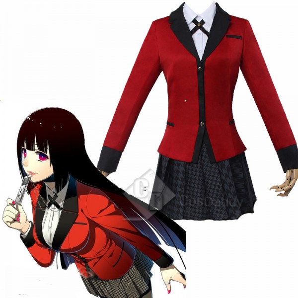 Best Kakegurui Jabami Yumeko School Uniform Cospla...