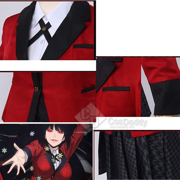 Best Kakegurui Jabami Yumeko School Uniform Cosplay Costume For Sale