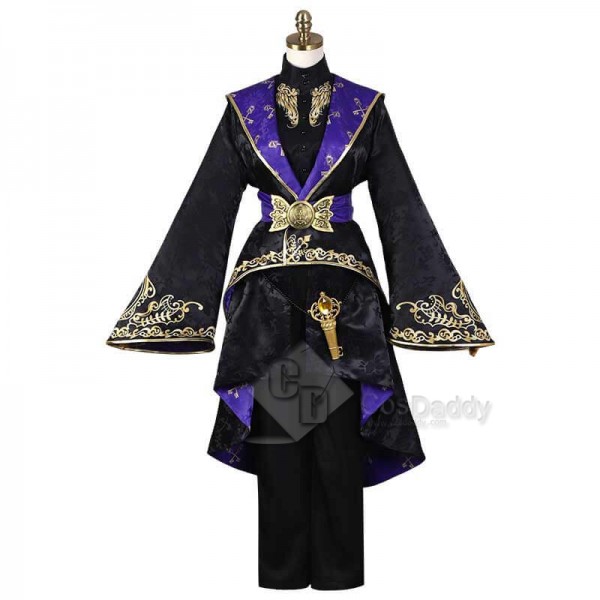 Adults Kids Disney Twisted Wonderland Azul Ashengrotto Geremonial Robes Full Set Outfit Cosplay Costume 