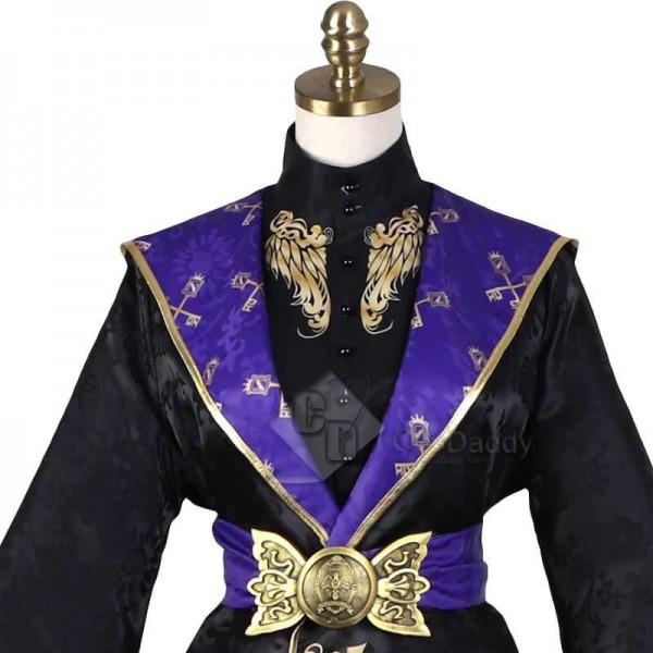 Adults Kids Disney Twisted Wonderland Azul Ashengrotto Geremonial Robes Full Set Outfit Cosplay Costume 
