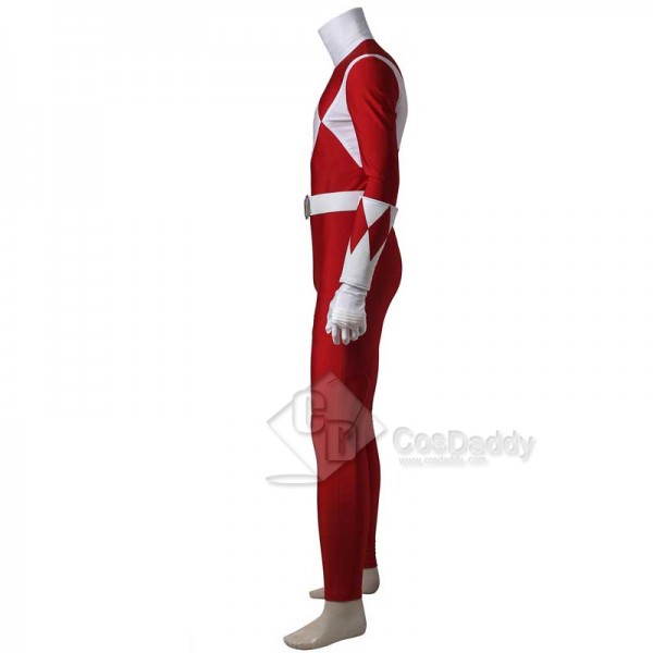 Mighty Morphin Power Rangers Red Ranger Cosplay Costume Full Set Boots