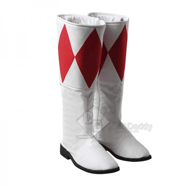 Mighty Morphin Power Rangers Red Ranger Cosplay Costume Full Set Boots