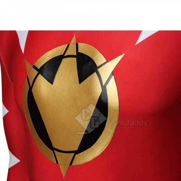 Power Rangers Dino Thunder Red Dino Ranger Zentai Bodysuit Boots Cosplay Costume