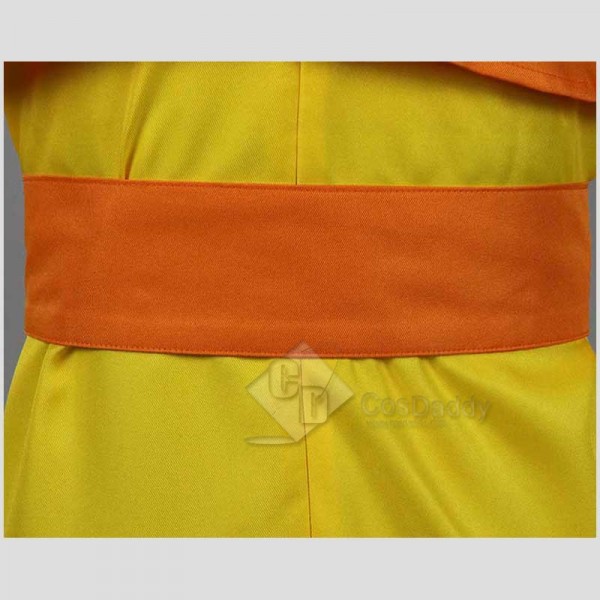 Avatar: The Last Airbender Aang Yellow Jumpsuit Cloak Full Set Outfit Cosplay Costume 