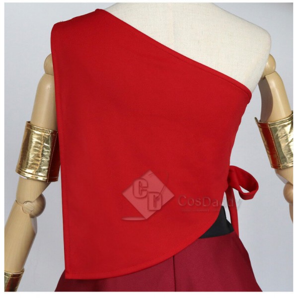 Best Avatar: The Last Airbender Katara Red Dress Cosplay Costume For Sale
