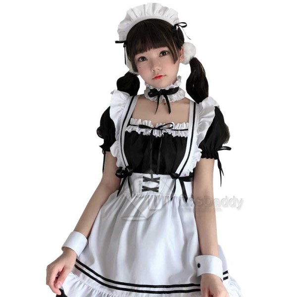 Maid Dress Lolita Maid Outfit Cosplay Gothic Dress Cosplay Costume Women