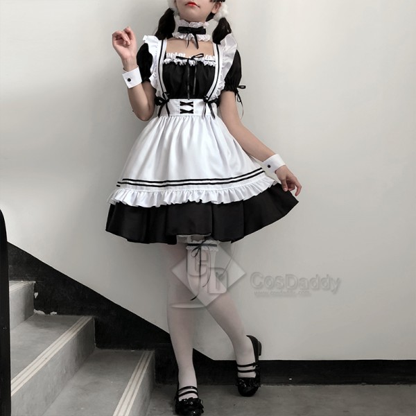 Maid Dress Lolita Maid Outfit Cosplay Gothic Dress Cosplay Costume Women