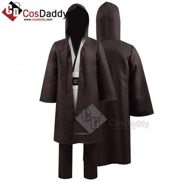 Kids Star Wars Obi-Wan Kenobi Jedi Tunic Full Set Outfit Cosplay Costume For Sale 