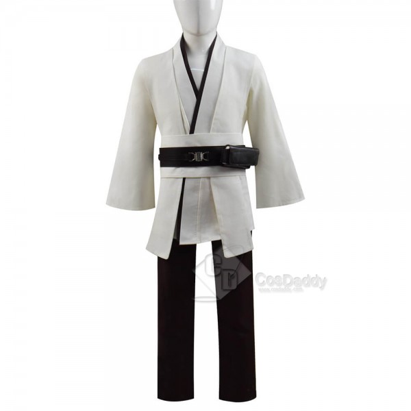 Kids Star Wars Obi-Wan Kenobi Jedi Tunic Full Set Outfit Cosplay Costume For Sale 