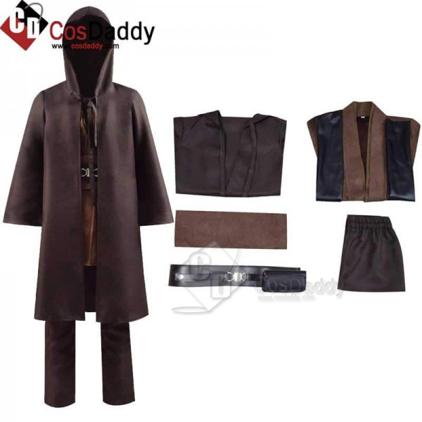 Star Wars Cosplay Costume Kids Obi-Wan Cosplay Cos...