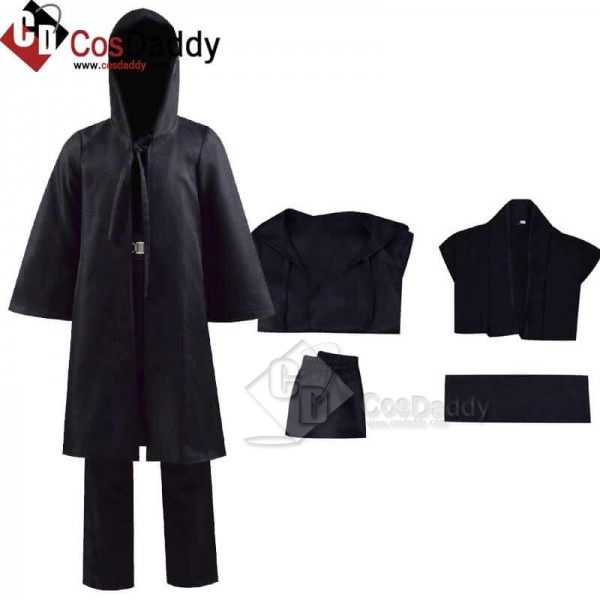 Star Wars Kids Darth Maul Cosplay Costume Deluxe Full Set Outfit Cloak Robe 