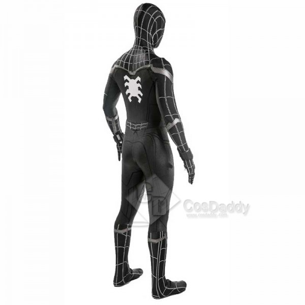 Marvel Spider-Man:Homecoming Black Spiderman Costume Jumpsuit Bodysuit Cosplay