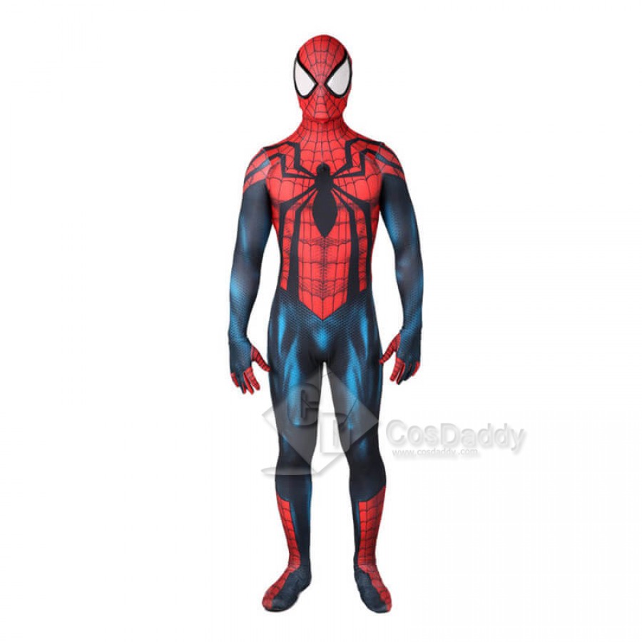 Kids Adults Marvel Spider-Man Ben Reily Spiderman Zentai Jumpsuit ...