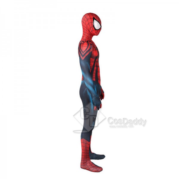 Kids Adults Marvel Spider-Man Ben Reily Spiderman Zentai Jumpsuit Cosplay Costume