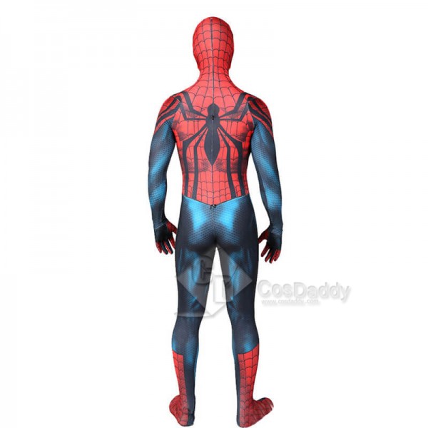 Kids Adults Marvel Spider-Man Ben Reily Spiderman Zentai Jumpsuit Cosplay Costume