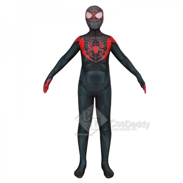 Spider-Man Cosplay Suit Kids Adults Miles Morales Ultimate Spider-Man Zentai Bodysuit Cosplay Costume   