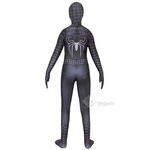 Marvel The Amazing Spider-Man Costume Black Zentai Bodysuit Cospaly Costume Kids Adults