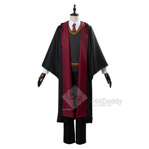 Best Harry Potter Hermione Cosplay Costume School Uniform Robe Cloak Deluxe Version Outfit For Sale  