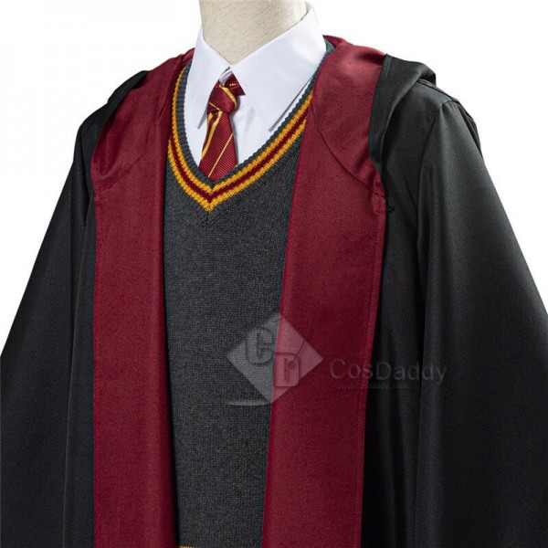 Best Harry Potter Hermione Cosplay Costume School Uniform Robe Cloak Deluxe Version Outfit For Sale  