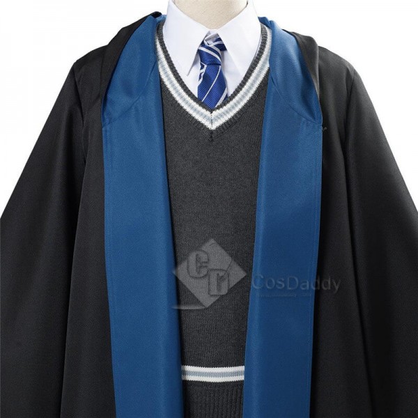 CosDaddy Harry Potter Luna Lovegood Ravenclaw School Uniform Robe Cloak Cosplay Costume 