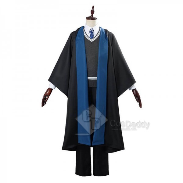 CosDaddy Harry Potter Luna Lovegood Ravenclaw School Uniform Robe Cloak Cosplay Costume 