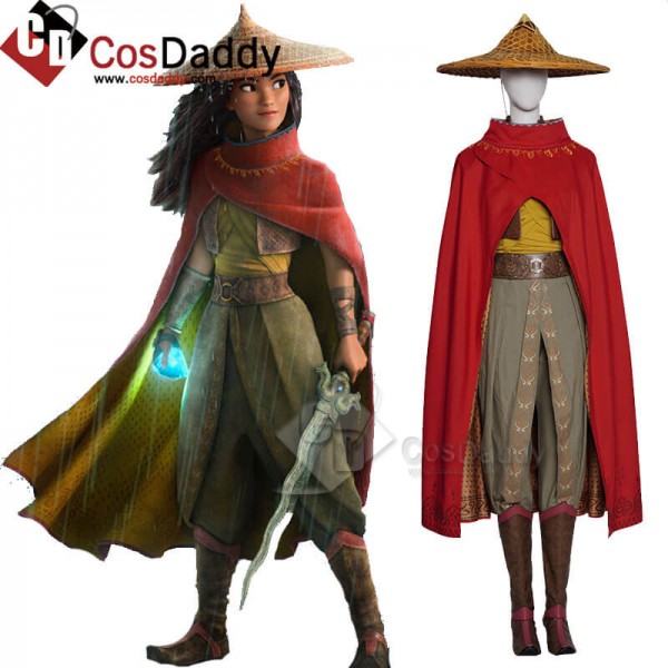 CosDaddy Raya And The Last Dragon Raya Battle Suit Cosplay Costume 