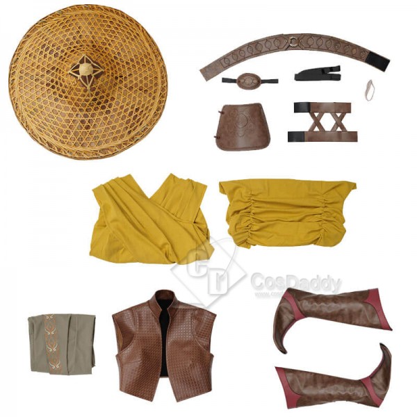 CosDaddy Raya And The Last Dragon Raya Battle Suit Cosplay Costume 