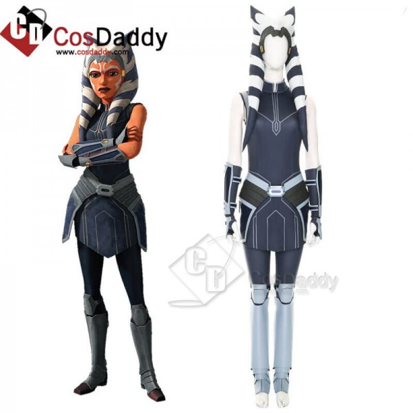 Star Wars The Clone Wars Ahsoka Tano Suit Cosplay Costume